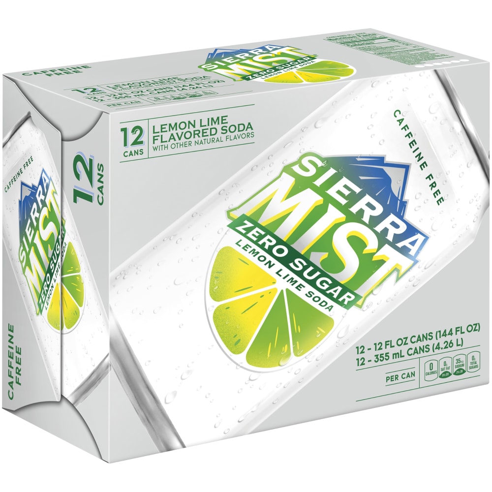 Lemon-Lime Flavored Zero Sugar Soda, Lemon-Lime