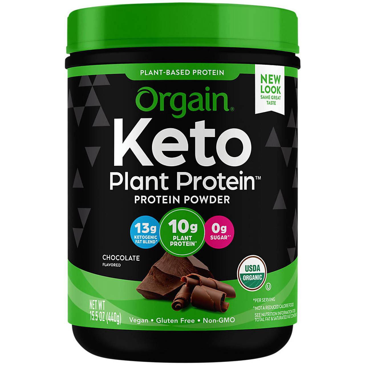 Keto Plant Protein 10 G Powder, Chocolate, Chocolate