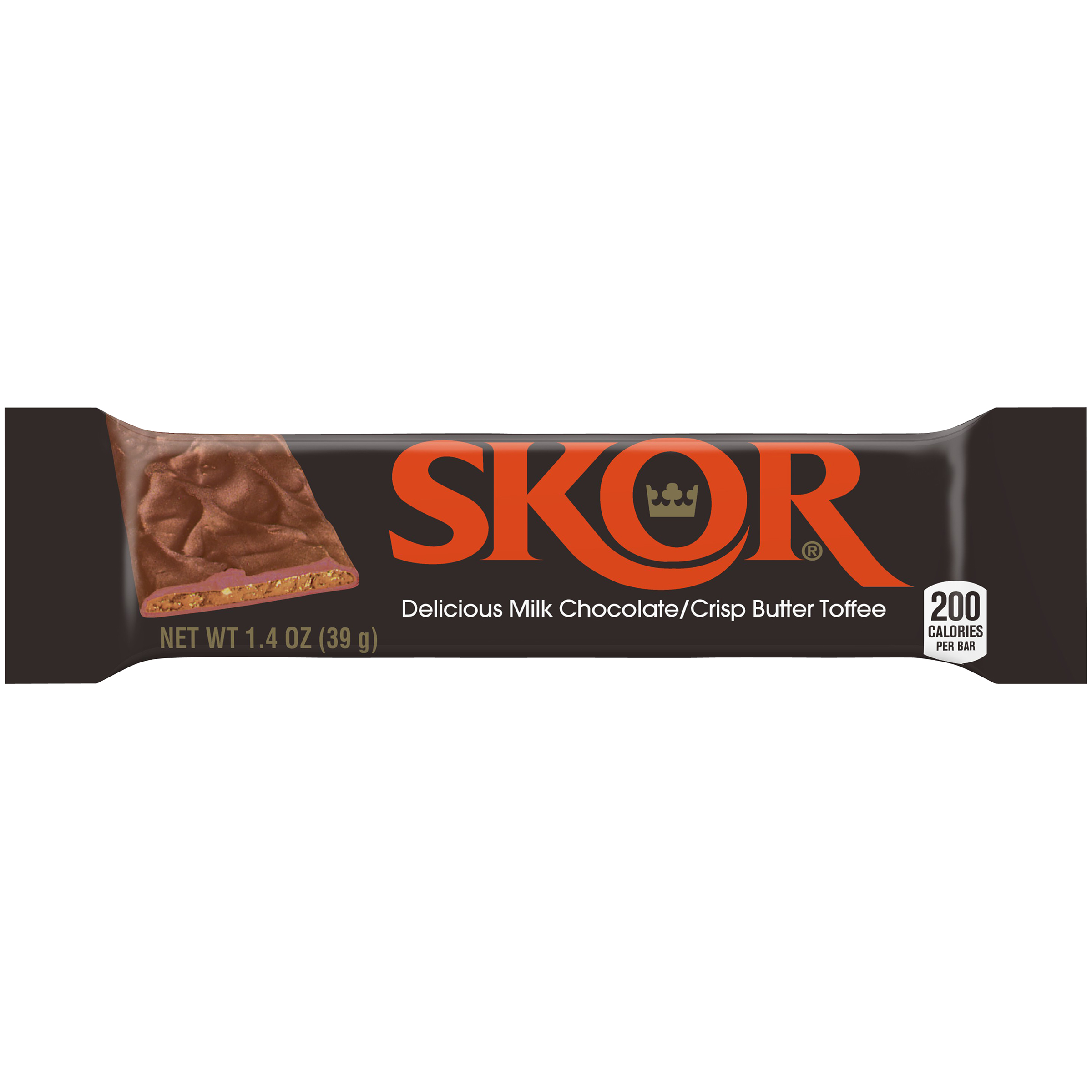 Skor Candy Bar, Milk Chocolate/Crisp Butter Toffee