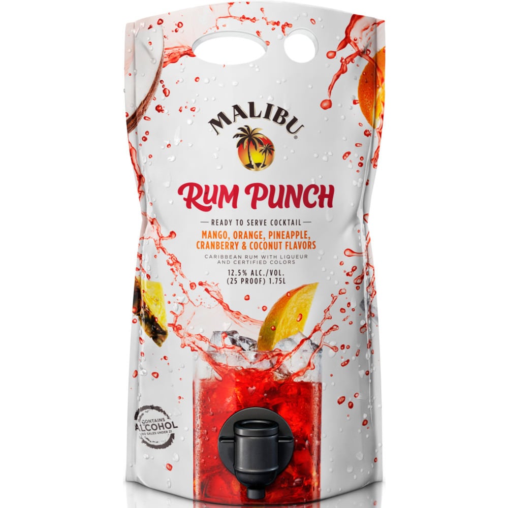 Photo of Malibu Ready To Serve Cocktail Rum Punch 1.75L Pouch
